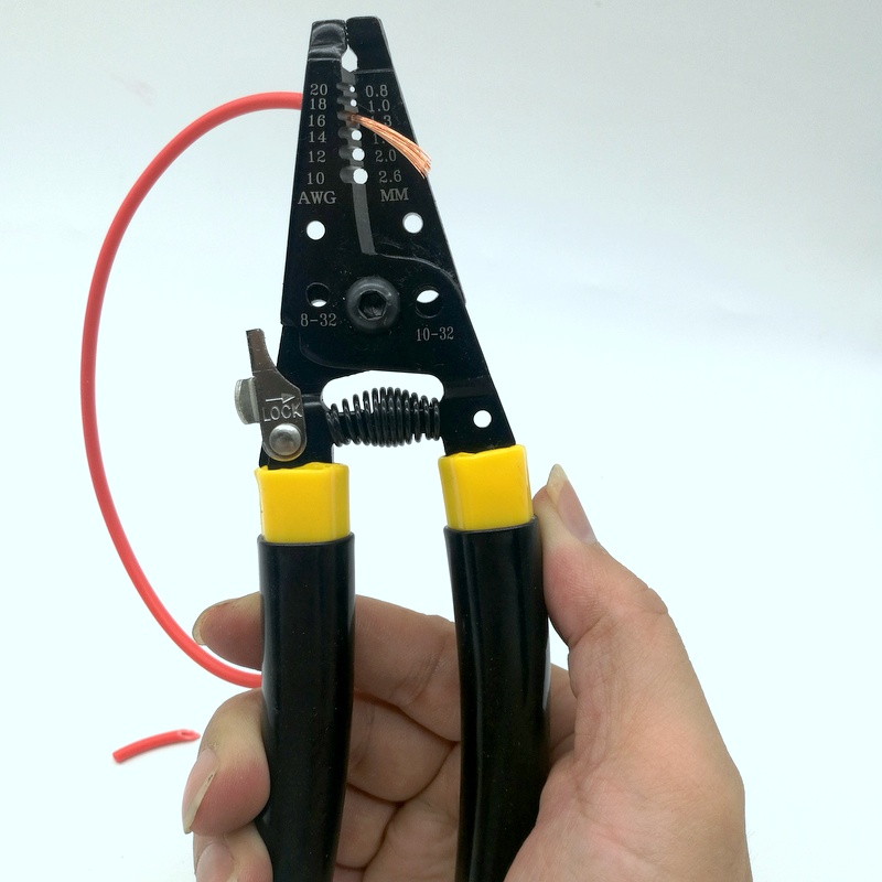 ?޴ ̾ Ʈ  ġ 0.6-2.6mm  TH4   AWG22-10 ̾ Ŀ   Ʈ  ̺/ Portable Wire Stripper Tool Pliers 0.6-2.6mm Crimping Cable Stripping